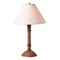 Irvin's Country Tinware Gatlin Lamp in Hartford Pumpkin with Shade